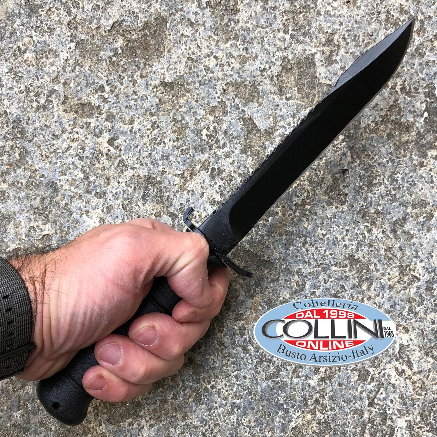 Glock Field Knife 81 knife with saw Black coltello