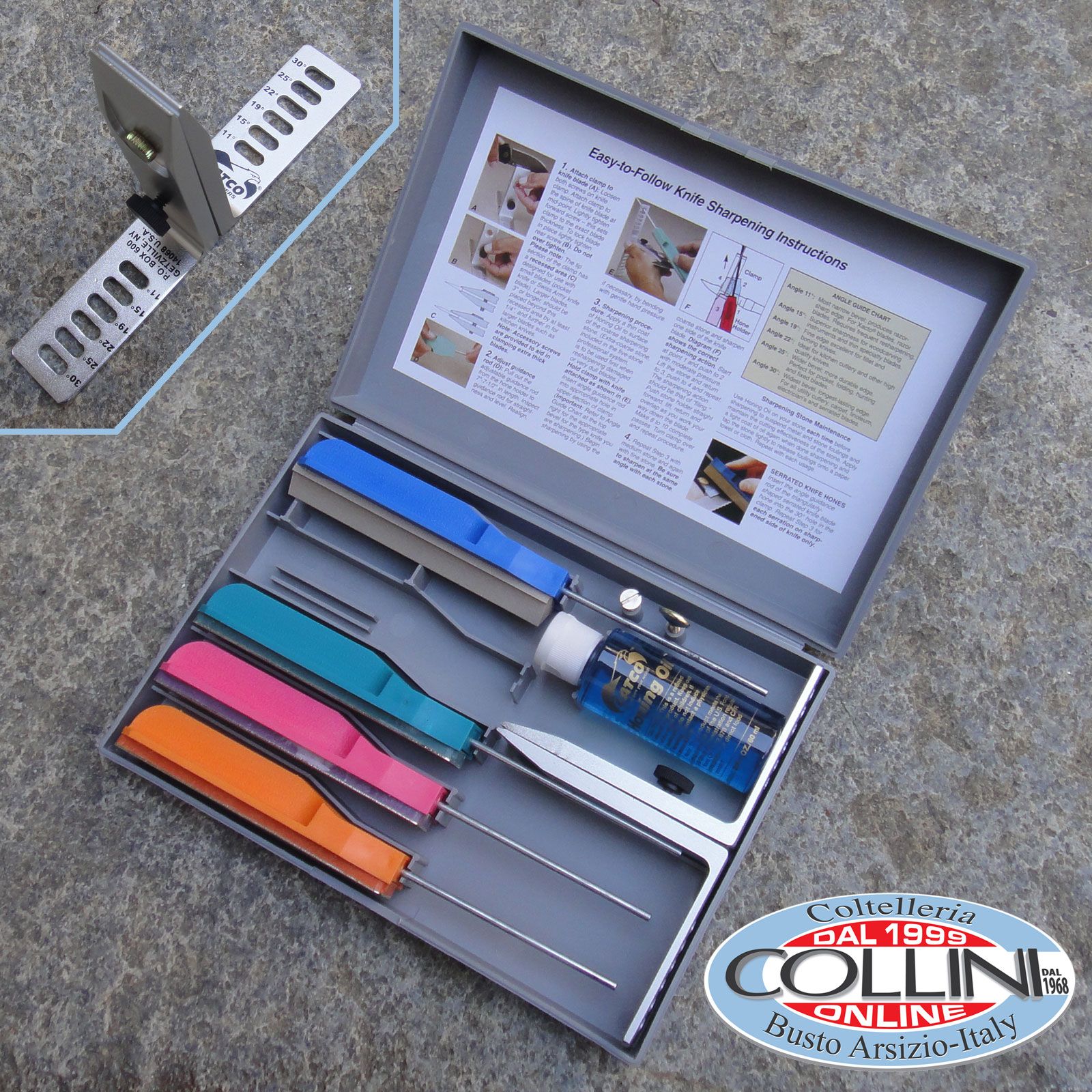 Gatco, Edgemate Diamond Knife Sharpening System, 10004, accessori coltelli