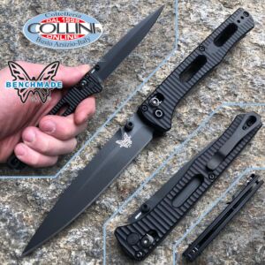 Benchmade - 417BK Fact knife - Spear Point Axis Lock - Black - coltello