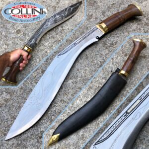 Kukri Artigianale - Cerimoniale Long knife 18 - INCISO - coltello nepalese