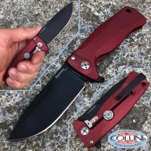 Lionsteel - SR-22 - Alluminio Rosso e lama DLC - SR22ARB - coltello
