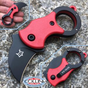 Fox - Mini-Ka - Red Nylon Idroglider - FX-535RB - coltello karambit