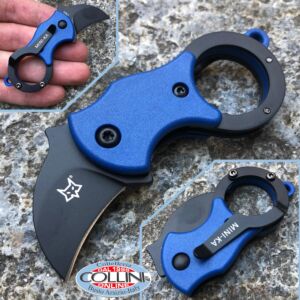 Fox - Mini-Ka - Blue Nylon Idroglider - FX-535BLB - coltello karambit