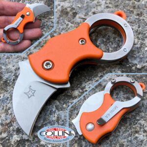 Fox - Mini-Ka - Orange Nylon - Sandblasted - FX-535O - coltello karambit