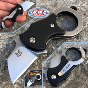 Fox - Mini-TA knife - Black Nylon - Sandblasted - FX-536 - coltello karambit