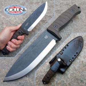 Fox - Bushman Knife - D2 Green Micarta - FX-609OD - coltello