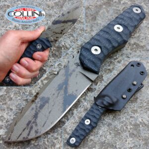 Wander Tactical - Scrambler knife - Black Blood & Black Micarta - coltello custom
