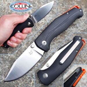 Fox - Tur Knife by Vox - Clip Point Black G10 - FX-523B - coltello
