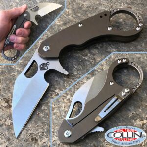 Medford Knife and Tools - Burung Karambit knife - Gray Titanium Handle - coltelli