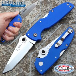 Cold Steel - Khan - Silver Eye & Blue G10 - 54T - coltello
