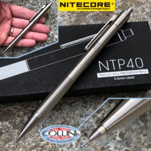 Nitecore - Matita con corpo in titanio - NTP40 - penna tattica