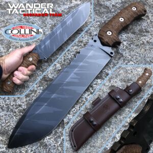 Wander Tactical - Godfather knife - Icebrush & Desert Micarta - coltello artigianale