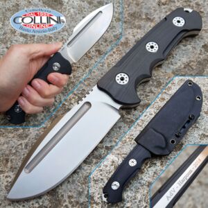 Andre De Villiers ADV - Harpoon Fixed knife - Black G10 - coltello