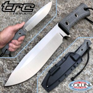 TRC Knives - Apocalypse Knife - Elmax & Black Canvas Micarta - coltello