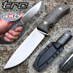 TRC Knives - South Pole Knife - Elmax & Black Canvas Micarta - coltello