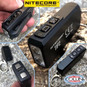 Nitecore - TIP2 - Portachiavi Ricaricabile USB - 720 lumens e 93 metri - Torcia Led