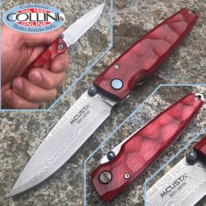 Mcusta - Tsuchi Damascus knife - Shinra Stamina Wood - MC-0078D - coltello