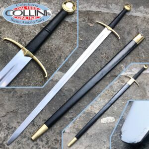 Museum Replicas Windlass - Brass Two Hand Battle Sword 501010 - spada battle ready