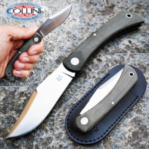 Fox - Libar SlipJoint knife - Green Micarta - M390 steel - FX-582 - coltello
