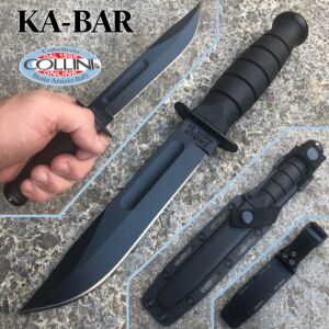 Ka-Bar - Short Black Utility - 02-1258 - Kydex Sheath - coltello