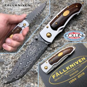 Fallkniven - PD knife 35 years -  Damasco SGPS a 67 strati - Ironwood - coltello