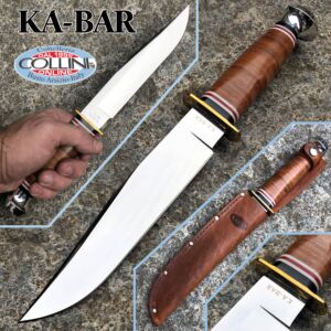 Ka-Bar - Bowie Knife 1236 fodero in cuoio - coltello
