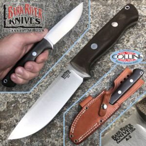 Bark River - Bravo 1 Field knife - A2 Steel - Black Canvas - BA07112MGC - coltello