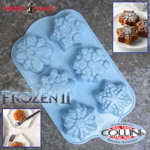 Nordic Ware - Stampo 6 fiocchi di neve Frozen - Disney - 6 monoporzioni - ED. LIM.