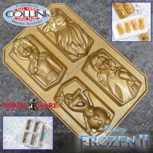 Nordic Ware - Stampo 4 Personaggi Frozen - Disney - ED. LIM. - Tortiera