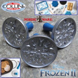 Nordic Ware - Timbri per Biscotti Disney Frozen 2 - Fiocchi di Neve - Disney - ED. LIM. 