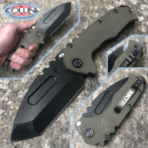 Medford Knife and Tools - Praetorian Scout M/P D2 knife - Black PVD Blade and OD Green G10 - coltello