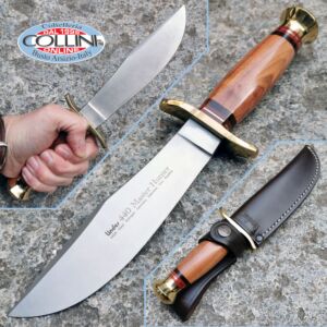 Linder - Master Hunter in legno di prugno ed ottone - 191415 - coltello da caccia