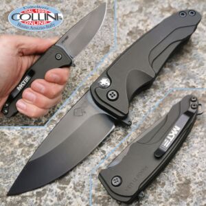 Medford Knife and Tools - Smooth Criminal Flipper knife - PVD Blade & Black Aluminum - coltello