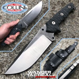 Wander Tactical - Haast Eagle knife - SanMai V-Toku2 & Black Micarta - Pezzo unico