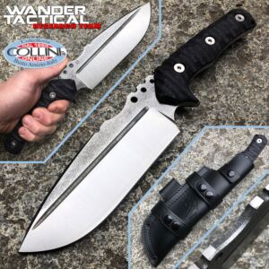 Wander Tactical - Uro knife - SanMai V-Toku2 & Black Micarta - coltello custom