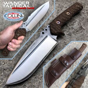 Wander Tactical - Uro knife - SanMai V-Toku2 & Brown Micarta - special custom