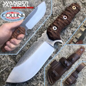Wander Tactical - Lynx knife - SanMai V-Toku2 & Brown Micarta - coltello custom