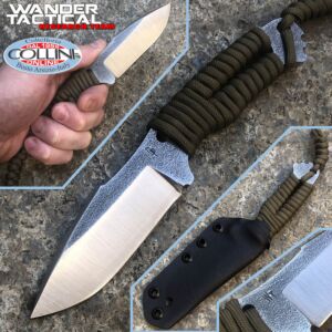 Wander Tactical - Raptor knife - SanMai V-Toku2 & OD green Paracord - coltello custom