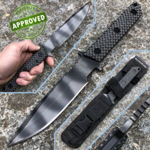 Strider Knives - MT Tactical knife Fixed Blade Black G10 - COLLEZIONE PRIVATA - coltello