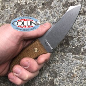 Corey Sar Fox - Camp Knife - Micarta Naturale - coltello