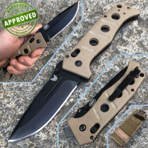 Benchmade - Adamas knife Sand Plain by Shane Sibert - USATO - 275BKSN - coltello