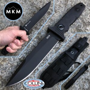MKM - JOUF Black Cerakote knife by Bob Terzuola - G10 - MK FX02-C - coltello