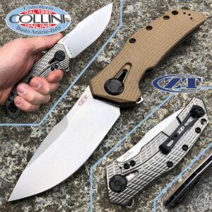 Zero Tolerance - Coyote Flipper Frame Lock Knife - Titanium - ZT0308 - coltello