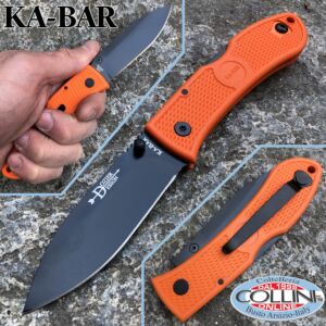 Ka-Bar - Dozier Folding Hunter knife 4062BO - Orange Zytel Handle - coltello