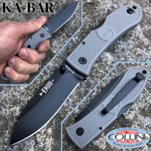 Ka-Bar - Dozier Folding Hunter knife 4062GY - Gray Zytel Handle - coltello