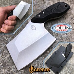 Gerber - Tri-Tip Mini Cleaver Knife - Stonewash - Black - G1693 - coltello