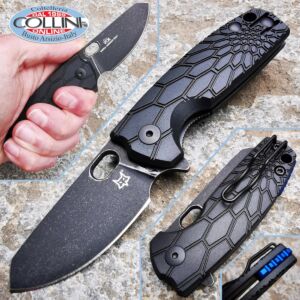 Fox - Baby Core knife by Vox - FX-608B - Black & Dark Stonewashed - coltello