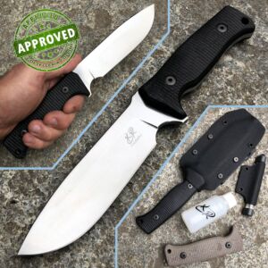 Knife Research - Enki knife - COLLEZIONE PRIVATA - Black G10 - coltello