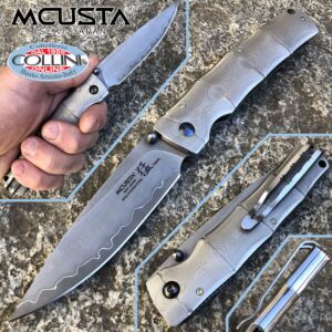 Mcusta - Takeri Shinra Maxima knife - SPG2 Powder Steel - Damascus - MC-0202G - coltello