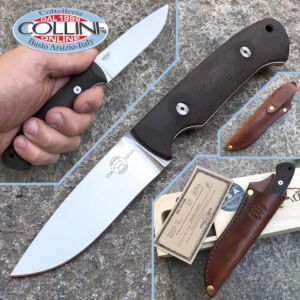 White River Knife & Tool - Hunter Black Micarta knife - HNT-MBL - coltello